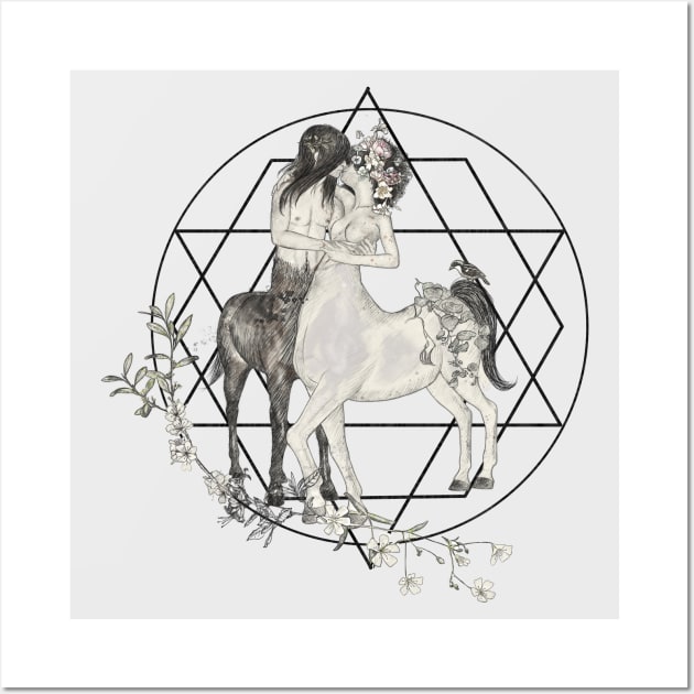 Centaur Love Wall Art by Zanephiri